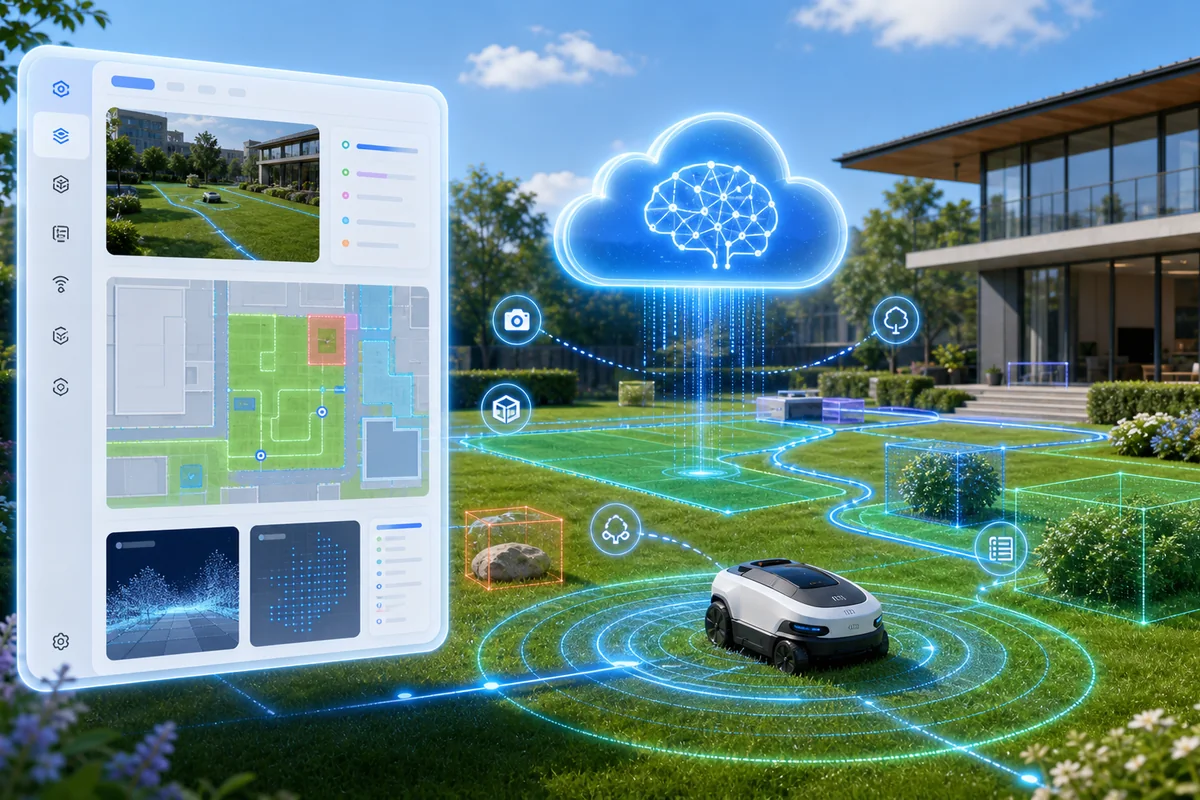 AI 感知与地图 界面示意图
